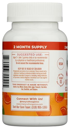 MARYRUTHS Vitamin D3 Orange MARYRUTH'SBuy Supplements Australia