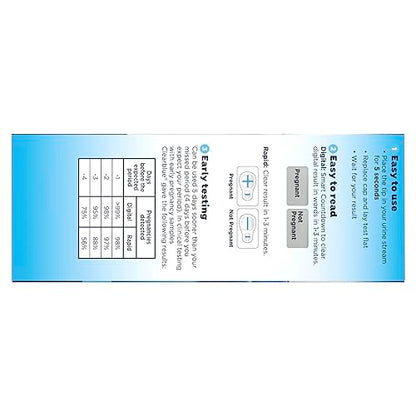 Clearblue Pregnancy Test Combo Pack, 10ct - Digital with Smart Countdown & Rapid ClearblueBuy Supplements Australia