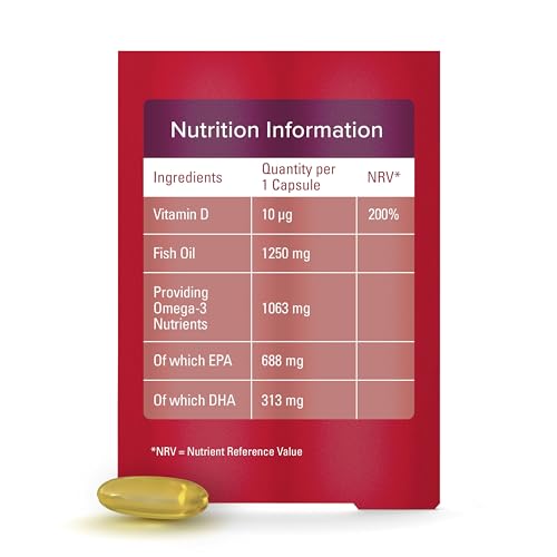 Seven Seas Omega-3 Fish Oil, Max Strength, Omega 3 + Vitamin D For Whole Body Health Seven SeasBuy Supplements Australia