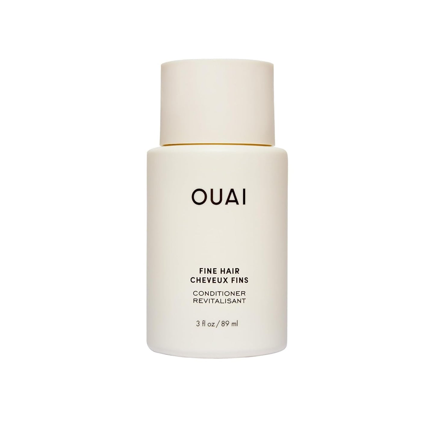 OUAI Fine Hair Conditioner Travel Size - Volumizing Conditioner for Fine Hair with Keratin, Biotin & Chia Seed Oil - Adds Softness, Bounce & Volume - Free from Parabens, Sulfates & Phthalates (3 Oz) OUAIBuy Supplements Australia