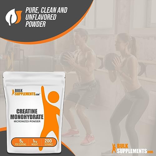 BulkSupplements Micronized Creatine Monohydrate Powder (1 kilogram) BULKSUPPLEMENTS.COMBuy Supplements Australia