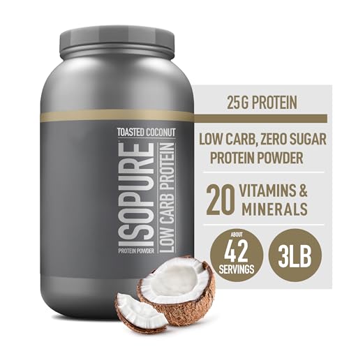 Isopure Protein Powder, Low Carb Whey Isolate with Vitamin C & Zinc for Immune Support IsopureBuy Supplements Australia