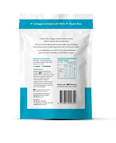 Locako Keto Collagen Vanilla Protein Powder LOCAKOBuy Supplements Australia