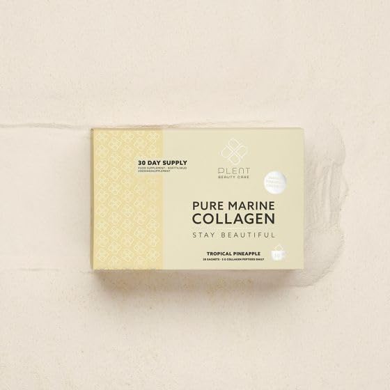 Plent Pure Marine Collagen Tropical Pineapple - Stay Beautiful - 5G Collagen Peptides Daily PlentBuy Supplements Australia
