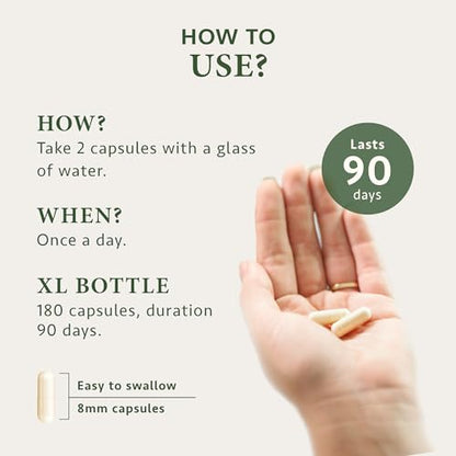 Collagen Capsules 820mg - 180 High Strength Capsules (3 Months Supply) SatinNaturelBuy Supplements Australia