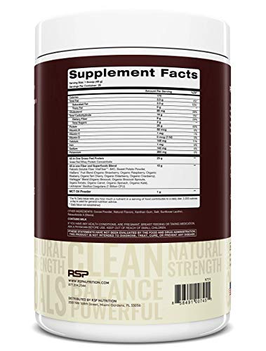 RSP NUTRITION AminoLean Pre Workout Energy (Pink Lemonade 30 Servings) with TrueFit Protein Powder (Chocolate 2 LB)