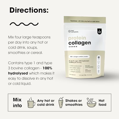 Feel Complete - High Protein Collagen - Premium Type 1 & 3 Hydrolysed Bovine Collagen Feel CompleteBuy Supplements Australia