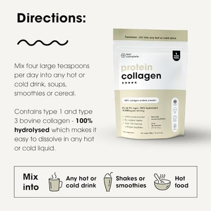 Feel Complete - High Protein Collagen - Premium Type 1 & 3 Hydrolysed Bovine Collagen - Halal - Skin, Hair & Nail Feel CompleteBuy Supplements Australia