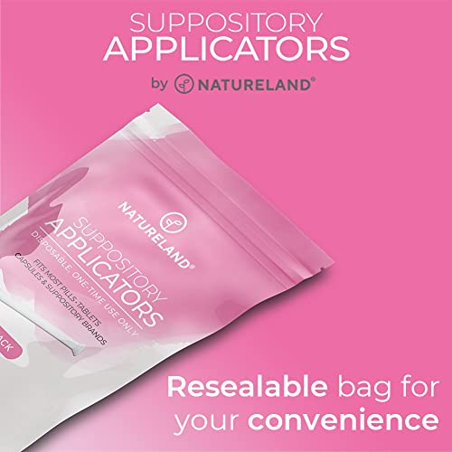 Natureland [20/40 Pack Vaginal Suppository Applicators for Women,Soft Tip Auxiliary Tool for Pills NaturelandBuy Supplements Australia