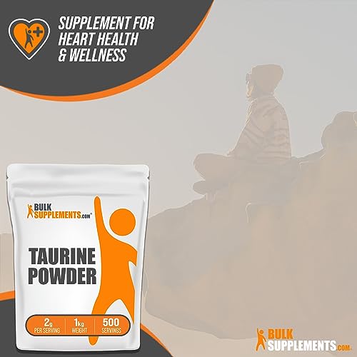 BULKSUPPLEMENTS.COM Taurine Powder - Taurine Supplement, Taurine 2000mg BULKSUPPLEMENTS.COMBuy Supplements Australia