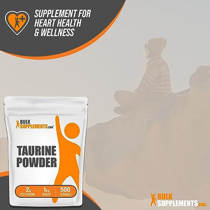 BULKSUPPLEMENTS.COM Taurine Powder - Taurine Supplement, Taurine 2000mg BULKSUPPLEMENTS.COMBuy Supplements Australia