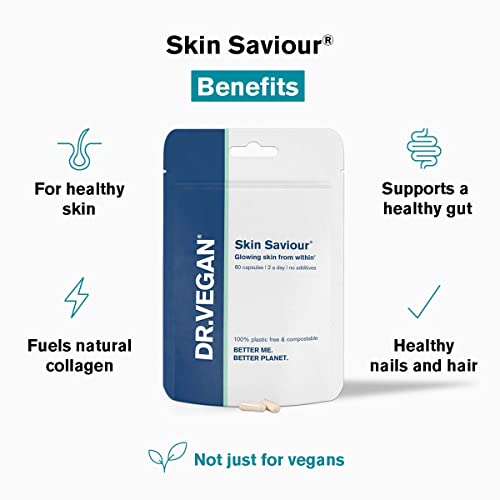DR.VEGAN Skin Saviour | Fuel Collagen Naturally | Collagen Alternative | 60 Capsules dr veganBuy Supplements Australia