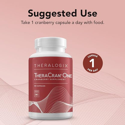 Theralogix TheraCran One Cranberry Capsules - 90-Day Supply - Cranberry Supplement TheralogixBuy Supplements Australia