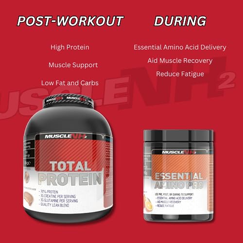 Muscle Nh2 Total Protein, Whey Protein Powder with Creatine Monohydrate and Glutamine Muscle Growth MuscleNh2Buy Supplements Australia
