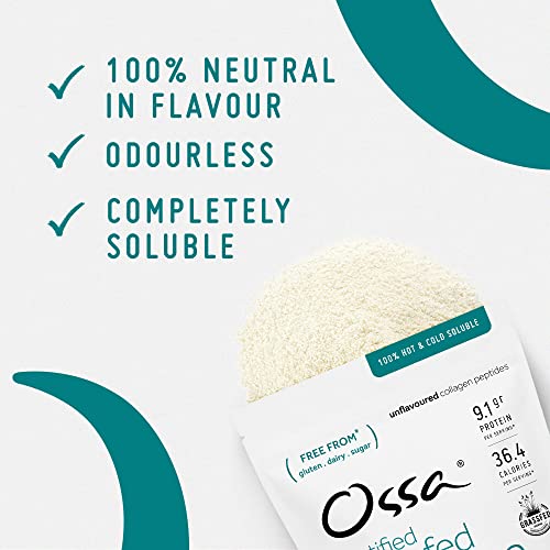 Ossa Certified Grassfed Collagen Peptides Powder-Supplement for Joint, Gut, Hair, Skin & Nails OssaBuy Supplements Australia