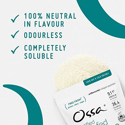 Ossa Certified Grassfed Collagen Peptides Powder-Supplement for Joint, Gut, Hair, Skin & Nails OssaBuy Supplements Australia