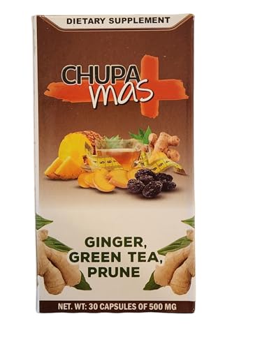 Lenico Comercializadora ChupaMas 60 Capsules Ginger, Green Tea, Prune, Artichoke Lenico ComercializadoraBuy Supplements Australia