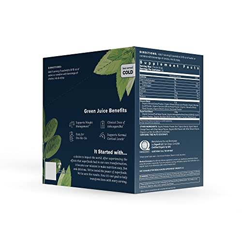 Organifi: GO Packs - Green Juice - Organic Superfood Supplement Powder - 30 Count OrganifiBuy Supplements Australia