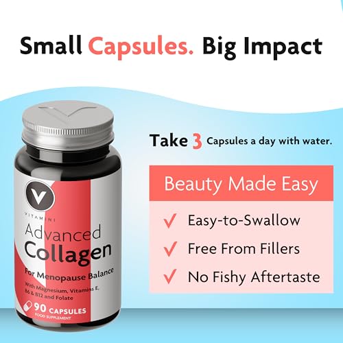 Premium Advanced Collagen Capsules for Menopause and Perimenopause – Collagen V VitaminiBuy Supplements Australia