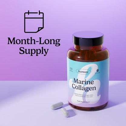 Humanz Collagen Capsules - Marine Collagen with Vitamin C - Collagen Supplements for Women & Men HumanzBuy Supplements Australia