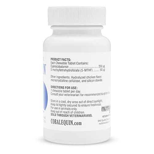 Nutramax Cobalequin B12 Supplement for Cats and Small Dogs, 45 Count (Pack of 1) Nutramax LaboratoriesBuy Supplements Australia
