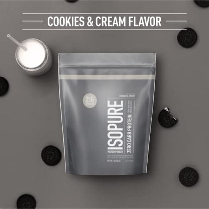Isopure Protein Powder, Zero Carb Whey Isolate, Gluten Free, Lactose Free, 25g Protein IsopureBuy Supplements Australia