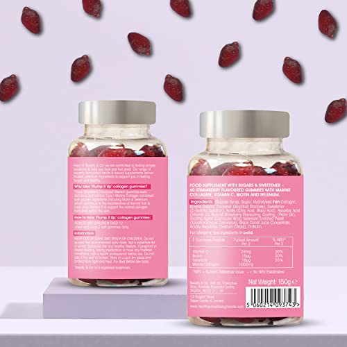 Beauty & Co Collagen Gummies by - 120 Marine Collagen Gummies with Biotin, Vitamin C & Selenium (120) Beauty & CoBuy Supplements Australia