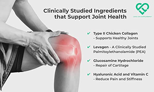 Love Life Supplements Joint Support with Levagen® (Palmitoylethanolamide) + UC-II® LOVE LIFE SUPPLEMENTSBuy Supplements Australia