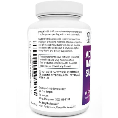 Dr. Berg's Advanced Immune Support - Daily Immunity Multi-System Defense Supplement Dr. Berg NutritionalsBuy Supplements Australia