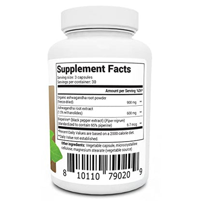 Dr. Berg Ashwagandha Capsules 1500mg - Includes Organic Ashwagandha Root Dr. Berg NutritionalsBuy Supplements Australia