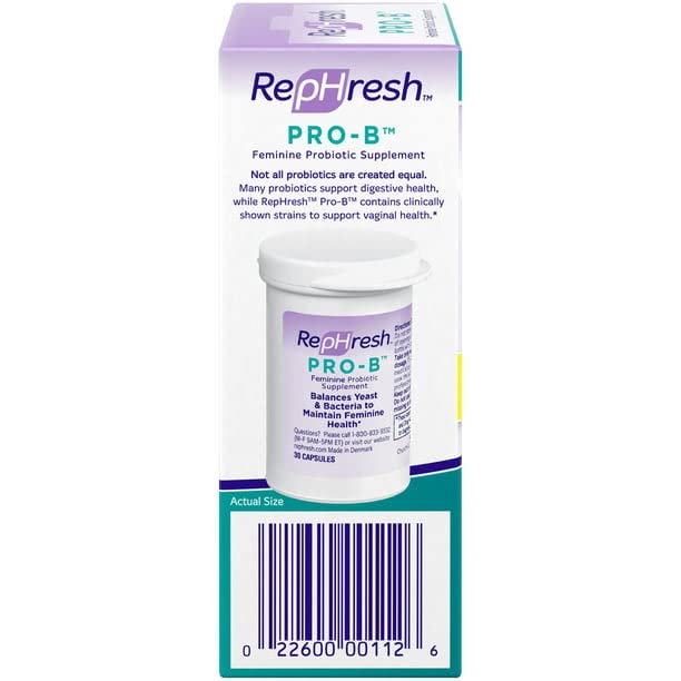 RepHresh Pro-B Probiotic Feminine Supplement (.60 Count) RephreshBuy Supplements Australia
