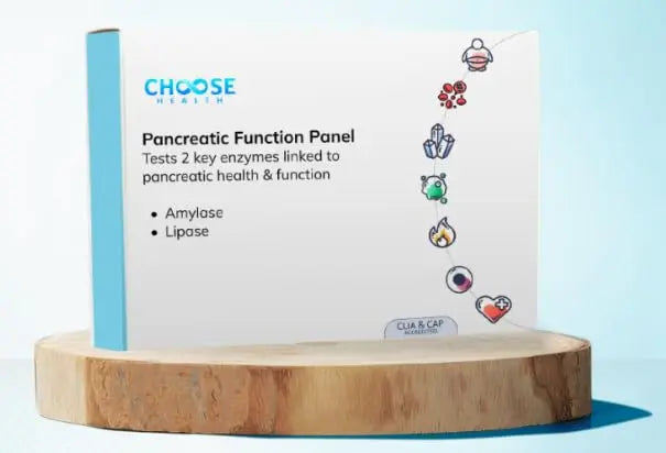 Pancreatic Function Test | 2-in-1 at-Home Test | Amylase | Lipase | Cap & CLIA Accredited Testing | Not Testable in NY & RI Choose HealthBuy Supplements Australia