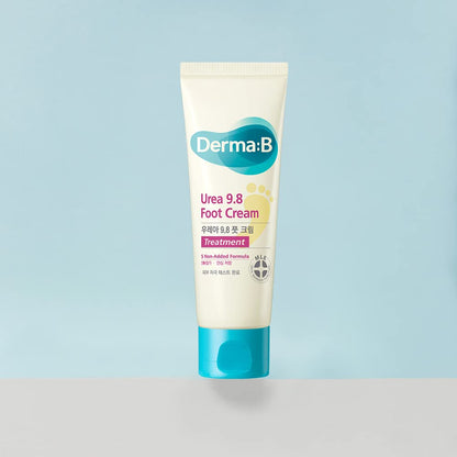 Derma B | Urea 9.8% Foot Cream | Foot Lotion for Dry Cracked Heel Treatment | Camellia Oil, Urea Cream for Feet | Hypoallergenic Leg Cream for Sensitive Skin | Woody Scent Foot Care | 2.7 fl oz (80ml) Derma B buy supplements Au