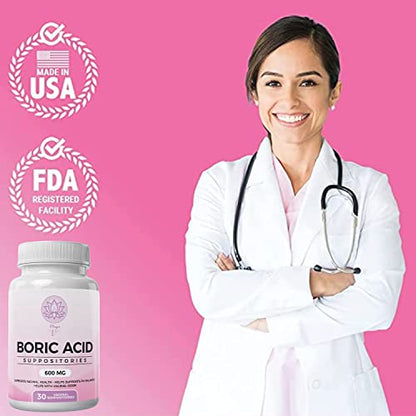 Magic V Steam Boric Acid Suppositories 600 MG 30 Count Optimal PH Support Made in The USA Magic V SteamBuy Supplements Australia