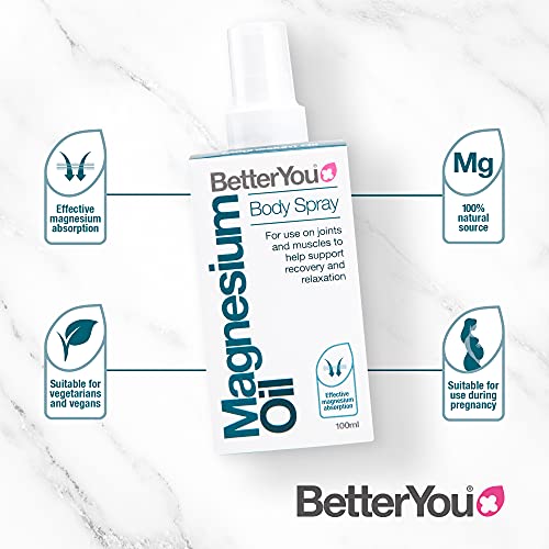 BetterYou Magnesium Oil Body Spray, Pure and Natural Source of Magnesium Chloride BetterYouBuy Supplements Australia