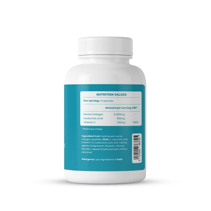TRUE MARINE Collagen Capsules - 2,400mg of Marine Collagen with Hyaluronic Acid & Vitamin C - Skin, Hair, Nails & Joint Support TRUE MARINEBuy Supplements Australia