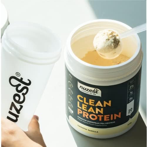 Vegan Protein Powders by Nuzest - Clean Lean Protein - Smooth Vanilla - Plant Based Pea Protein Shake NuzestBuy Supplements Australia