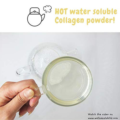 Cleanest Marine Collagen Peptides | Wellness Lab 454g | Type I,III | Highest Bioavailability Hydrolysed Protein Wellness LabBuy Supplements Australia