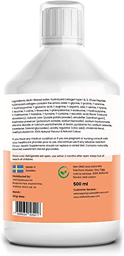 Liquid Collagen Peptides Supplement, Faster Absorption Dietary Hydrolyzed Drink VedBuy Supplements Australia