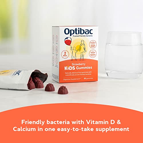 Optibac Kids Probiotic with Vitamin D & Calcium for Immune System Support & Gut Health OptiBacBuy Supplements Australia