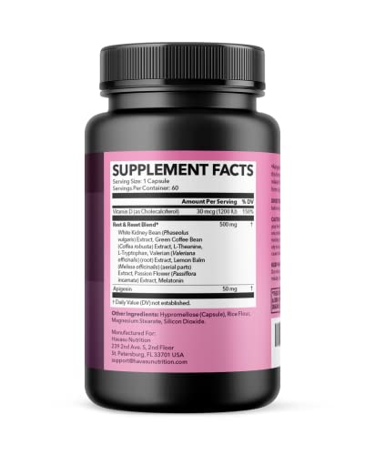 Night Time Fat Burner for Women | Weight Loss and Sleep Support Blend With Apigenin HAVASU NUTRITIONBuy Supplements Australia