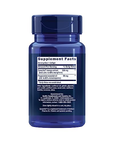 Life Extension Brain Fog Relief, Mango Leaf Extract, standardized Peppermint Oil, nootropic Brain Supplement for Clarity and Focus, Fast-Acting, Caffeine-Free, Gluten Free, Non-GMO, 30 softgels Life ExtensionBuy Supplements Australia