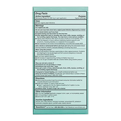 Hers Miconazole 3 Day Yeast Infection Treatment - Treats Vaginal Itching, Burning, Discharge HIMS & HERSBuy Supplements Australia