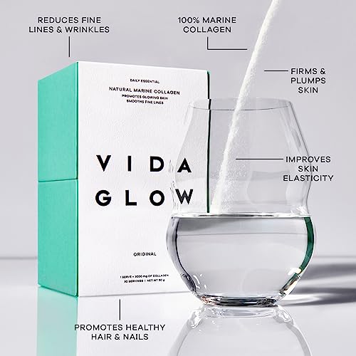 Vida Glow - Natural Hydrolysed Marine Collagen Sachets | Promotes Glowing Skin + Smooths Fine Lines Vida GlowBuy Supplements Australia