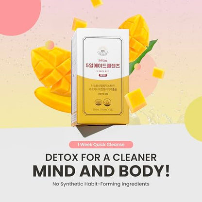 JAYU FreedomCafe 5 Day Detox Cleanse Ade Mango Flavor - 5 Pack (16.90oz) - Supports JAYUBuy Supplements Australia