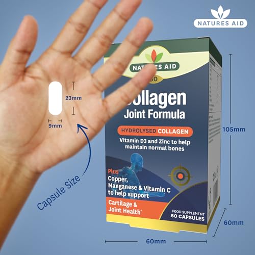 Natures Aid Collagen Joint Formula with Vitamin C, Copper and Manganese, Cartilage and Joint Health, 60 Capsules natures aidBuy Supplements Australia