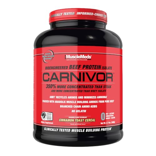 MuscleMeds Carnivor Beef Protein Isolate, 0 Lactose, 0 Sugar, 0 Fat, 0 Cholesterol MuscleMedsBuy Supplements Australia