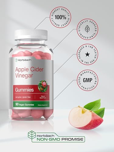 Horbaach Vegan Apple Cider Vinegar Gummies | 90 Count | ACV Supplement | Natural HorbäachBuy Supplements Australia