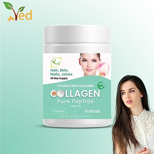 Collagen Peptides Powder Supplement, Support Joint, Bone, Skin, Muscles, Hair, Nail Growth VedBuy Supplements Australia