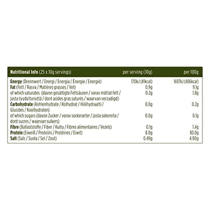 Pulsin - Unflavoured Vegan Pea Protein Powder - 250g - 8.0g Protein, 0g Carbs, 41 Kcals Per Serving PulsinBuy Supplements Australia